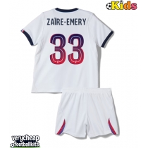 Paris Saint-Germain Warren Zaire-Emery #33 Replica Away Minikit 2026-27 Short Sleeve (+ pants)